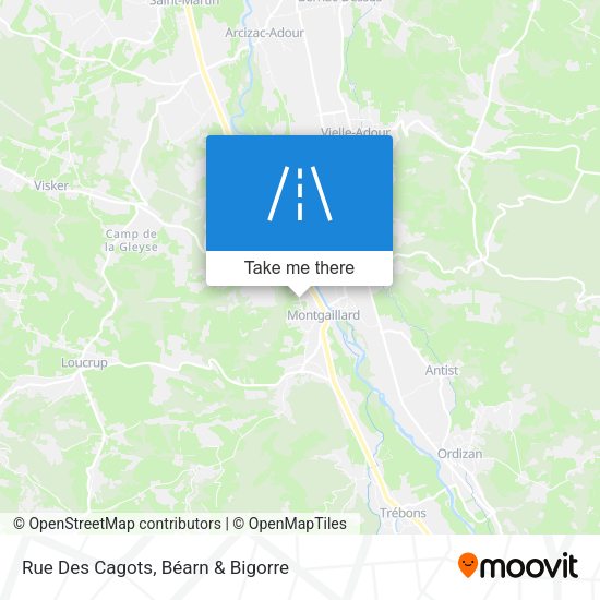 Rue Des Cagots map