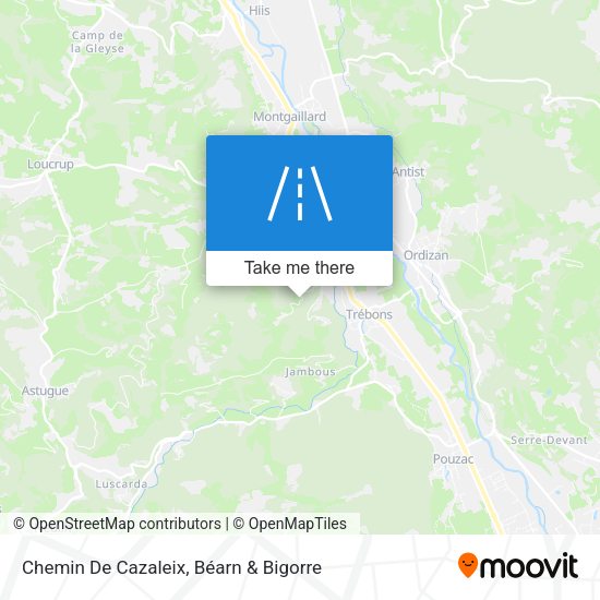 Chemin De Cazaleix map