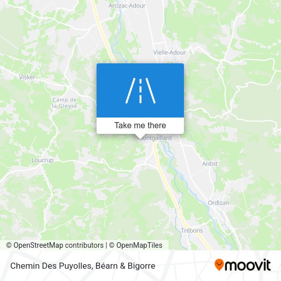 Chemin Des Puyolles map
