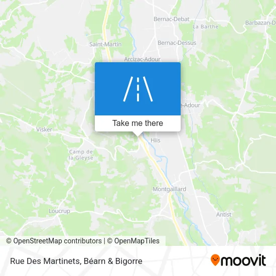 Rue Des Martinets map