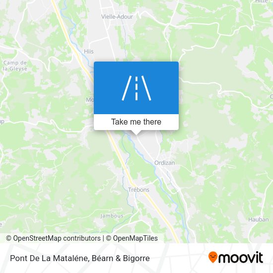 Pont De La Mataléne map