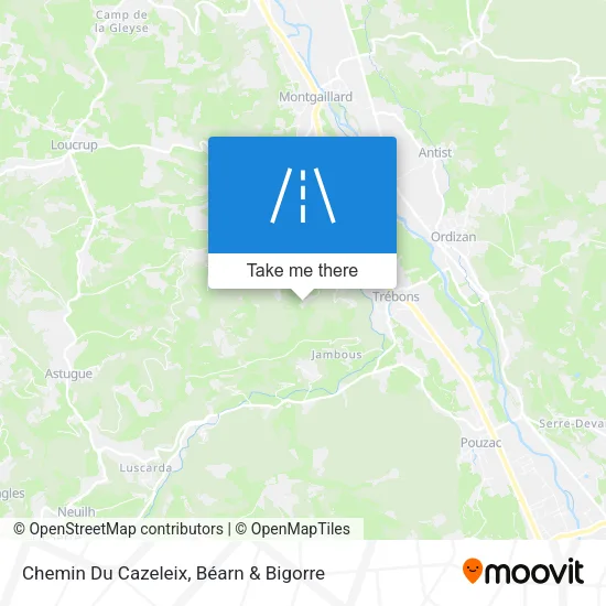 Chemin Du Cazeleix map