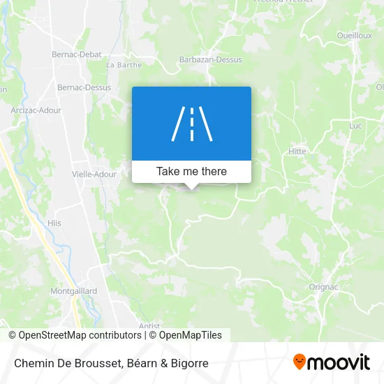 Chemin De Brousset map