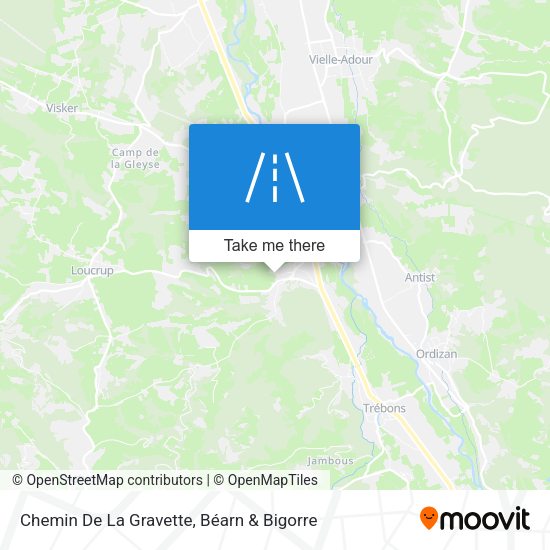 Chemin De La Gravette map