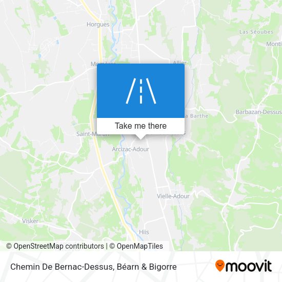 Chemin De Bernac-Dessus map