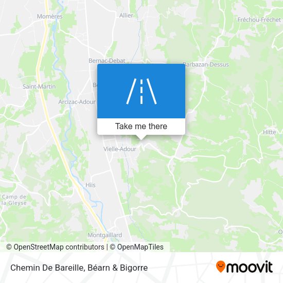 Chemin De Bareille map