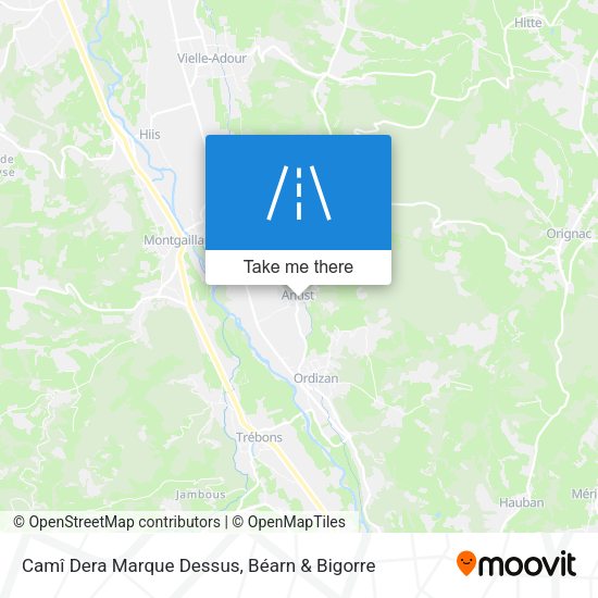 Camî Dera Marque Dessus map