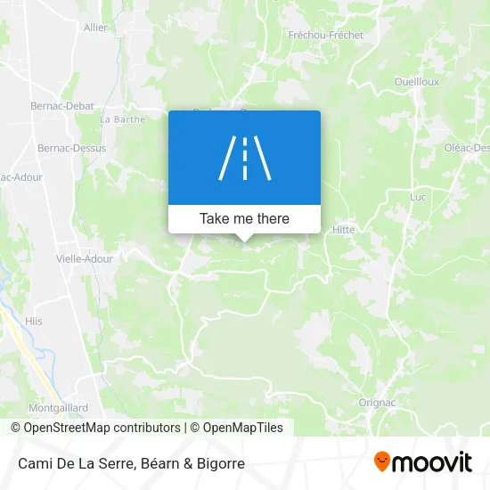 Cami De La Serre map