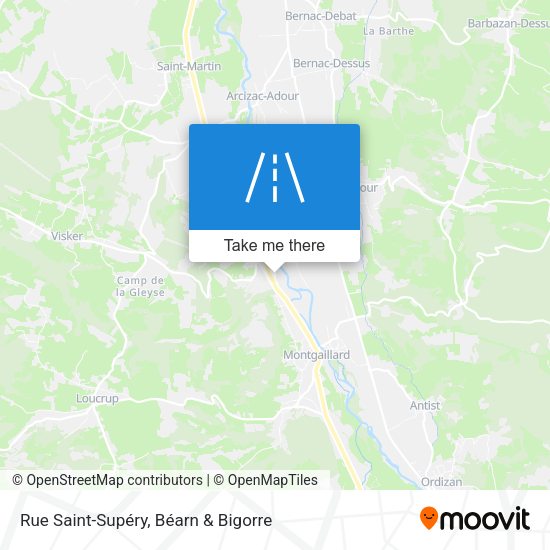 Rue Saint-Supéry map