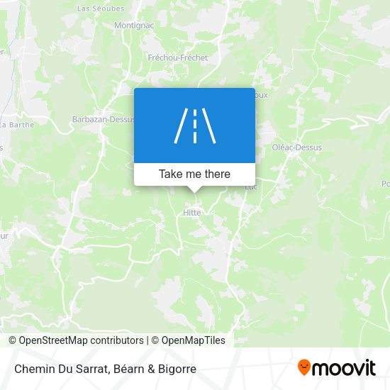 Chemin Du Sarrat map