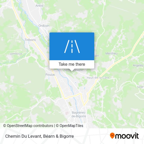Chemin Du Levant map