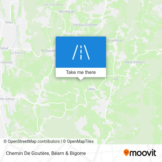 Chemin De Goutère map