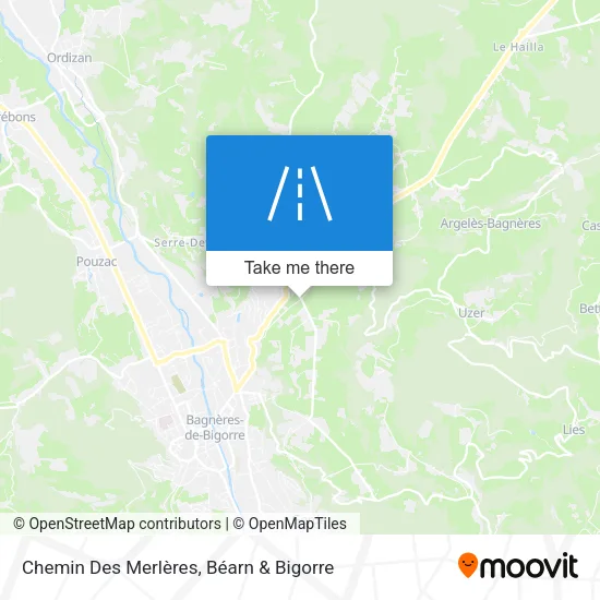 Chemin Des Merlères map