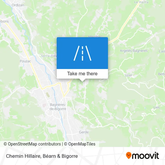 Chemin Hillaire map