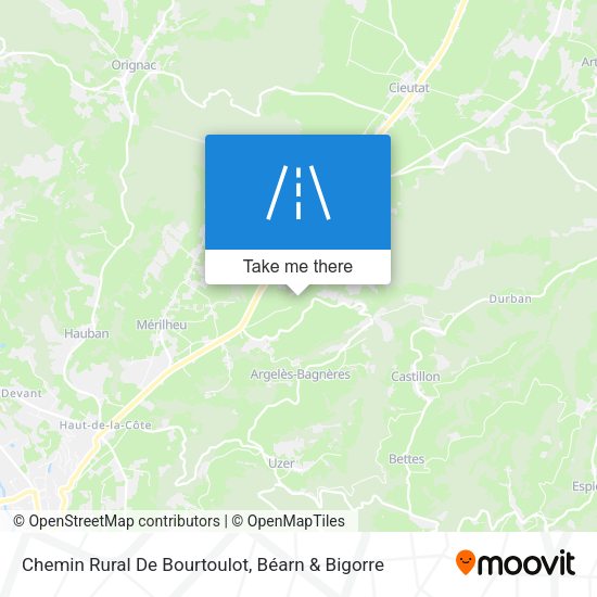 Chemin Rural De Bourtoulot map