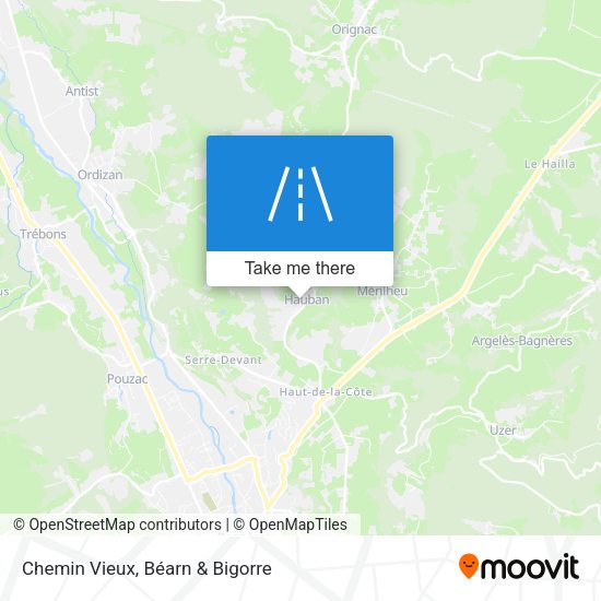 Chemin Vieux map