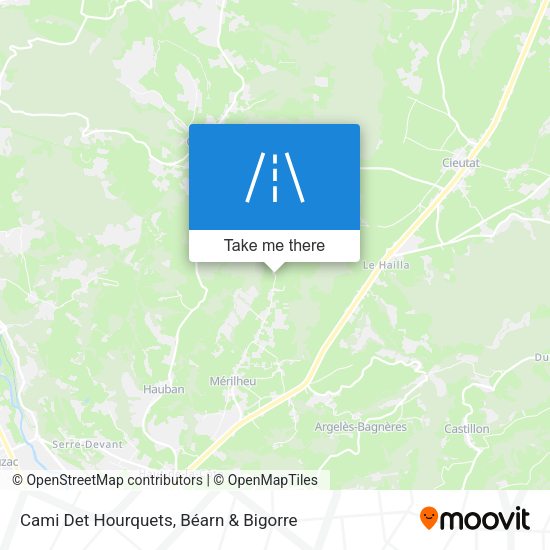 Cami Det Hourquets map