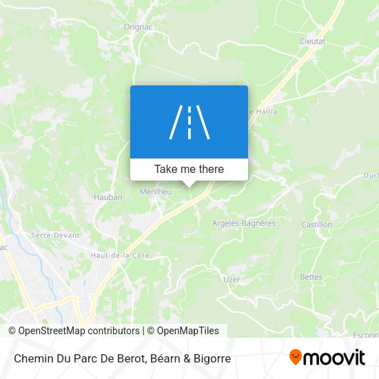 Chemin Du Parc De Berot map