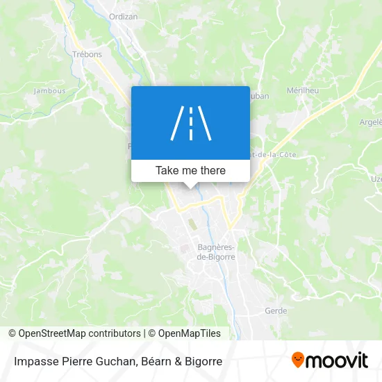 Impasse Pierre Guchan map