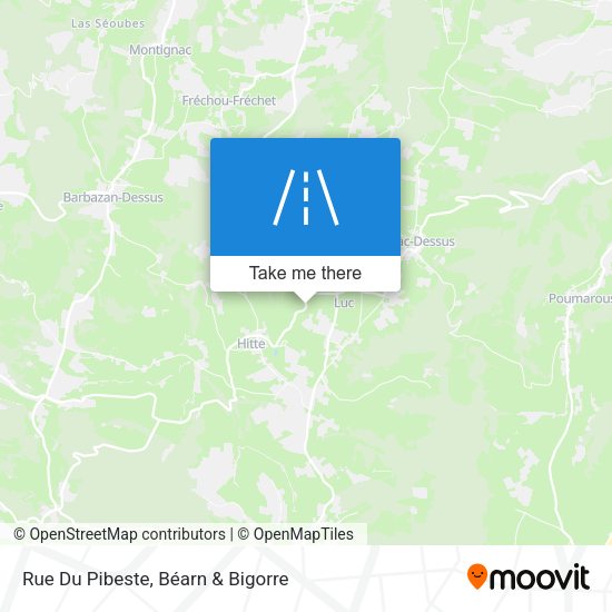 Rue Du Pibeste map