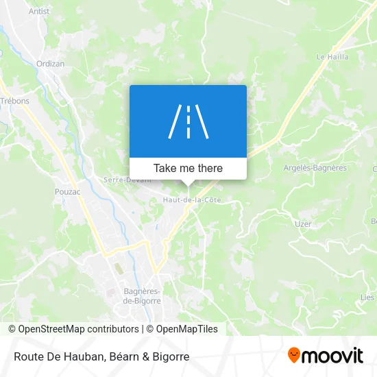 Route De Hauban map