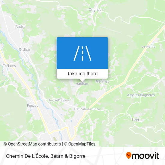 Chemin De L'École map
