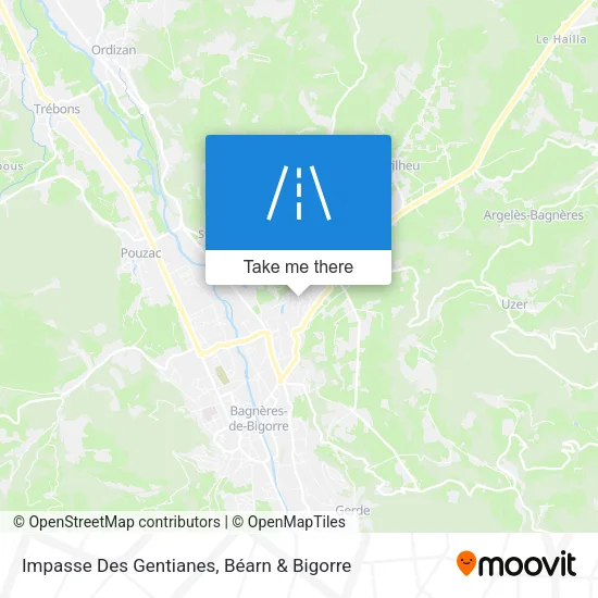 Impasse Des Gentianes map