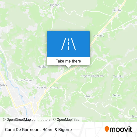 Cami De Garmount map