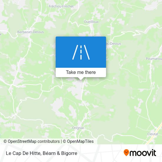 Le Cap De Hitte map