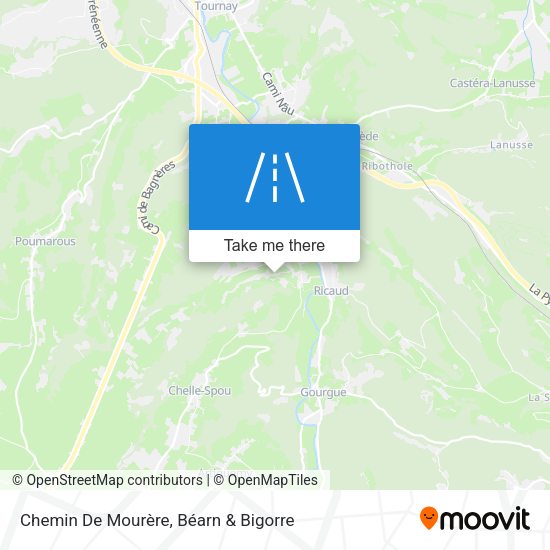 Chemin De Mourère map
