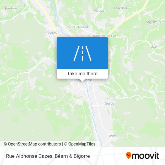 Rue Alphonse Cazes map