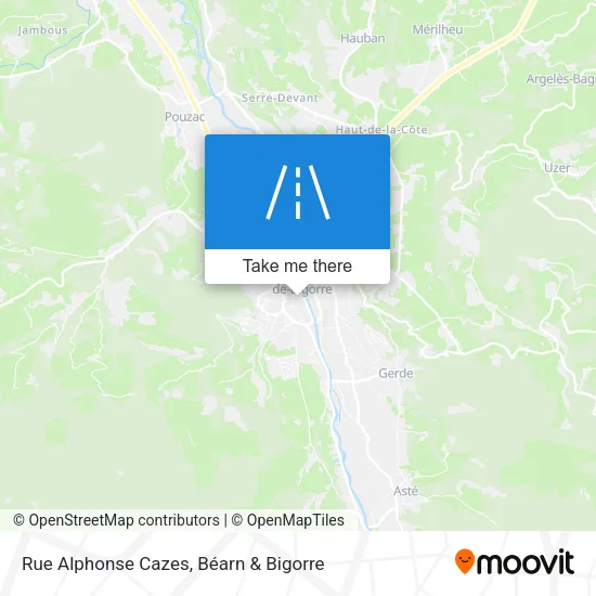 Rue Alphonse Cazes map