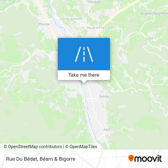 Rue Du Bédat map