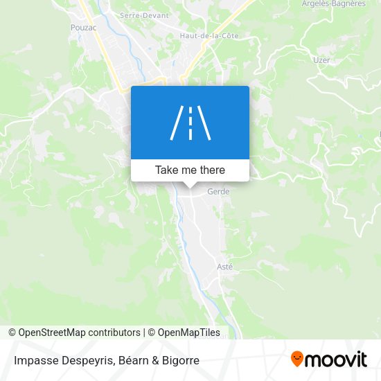 Impasse Despeyris map