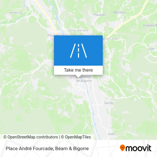 Place André Fourcade map