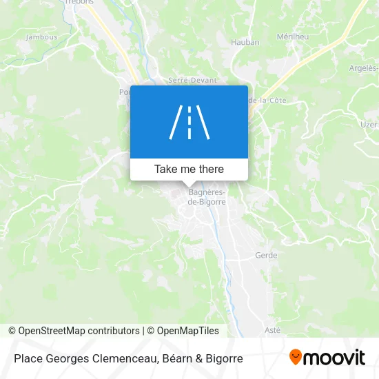 Place Georges Clemenceau map