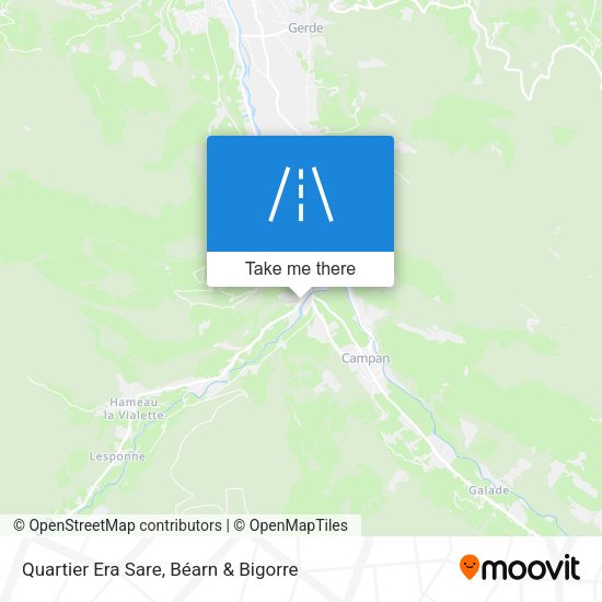 Quartier Era Sare map