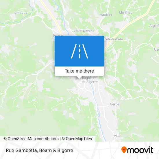 Rue Gambetta map