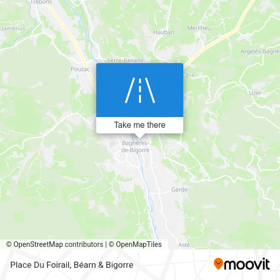 Place Du Foirail map