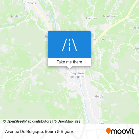 Avenue De Belgique map