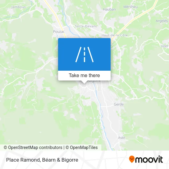 Place Ramond map