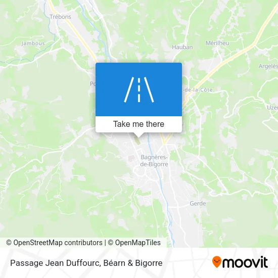 Passage Jean Duffourc map