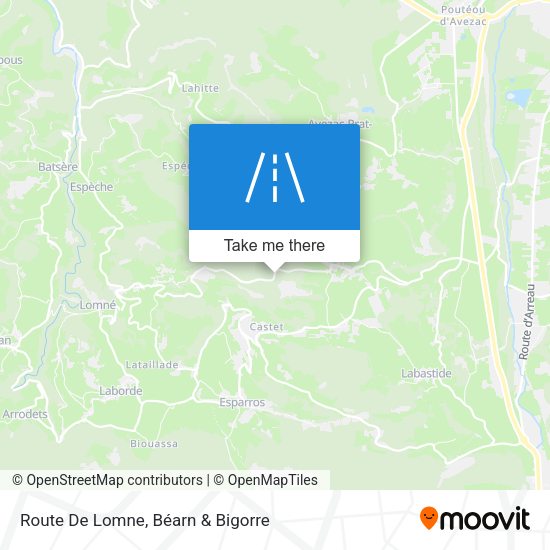 Route De Lomne map