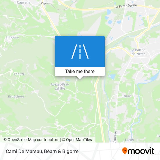 Cami De Marsau map