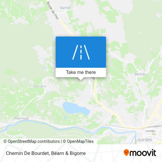 Chemin De Bourdet map