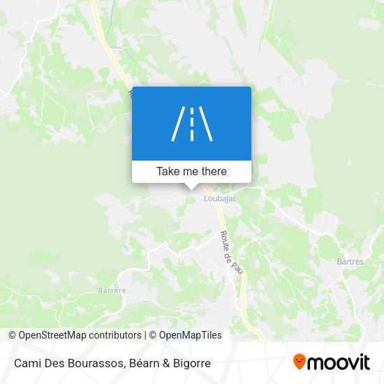 Cami Des Bourassos map
