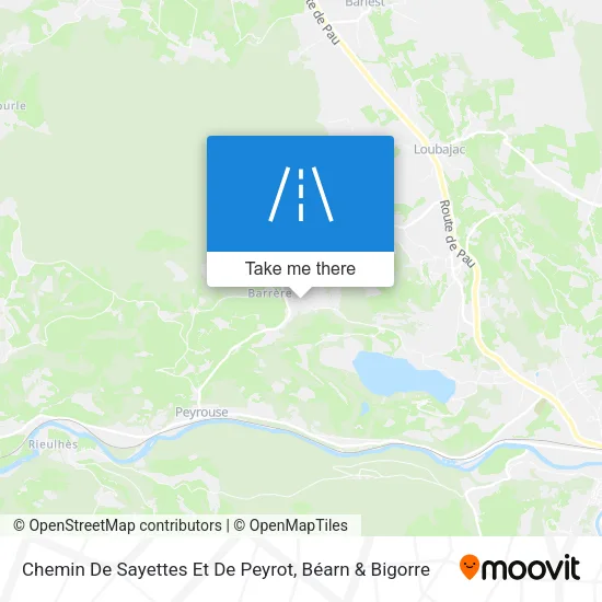 Chemin De Sayettes Et De Peyrot map