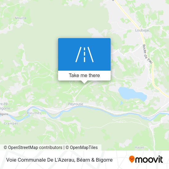 Voie Communale De L'Azerau map