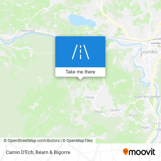 Camin D'Ech map