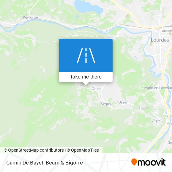 Camin De Bayet map